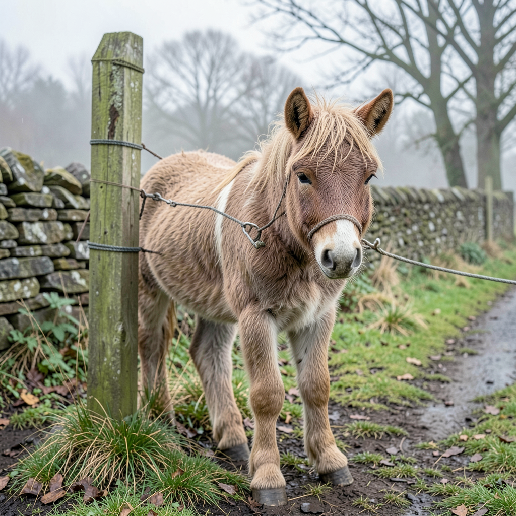Welsh pony King rescued in Bradford had two teeth growing inside ear
